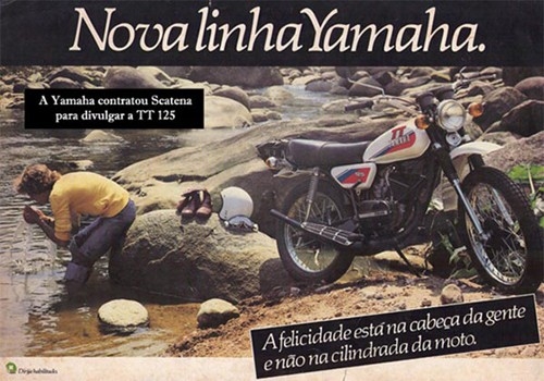 aa TT125 1979 foto ilustrativa - YAMAHA - TT125 - Lente Lanterna