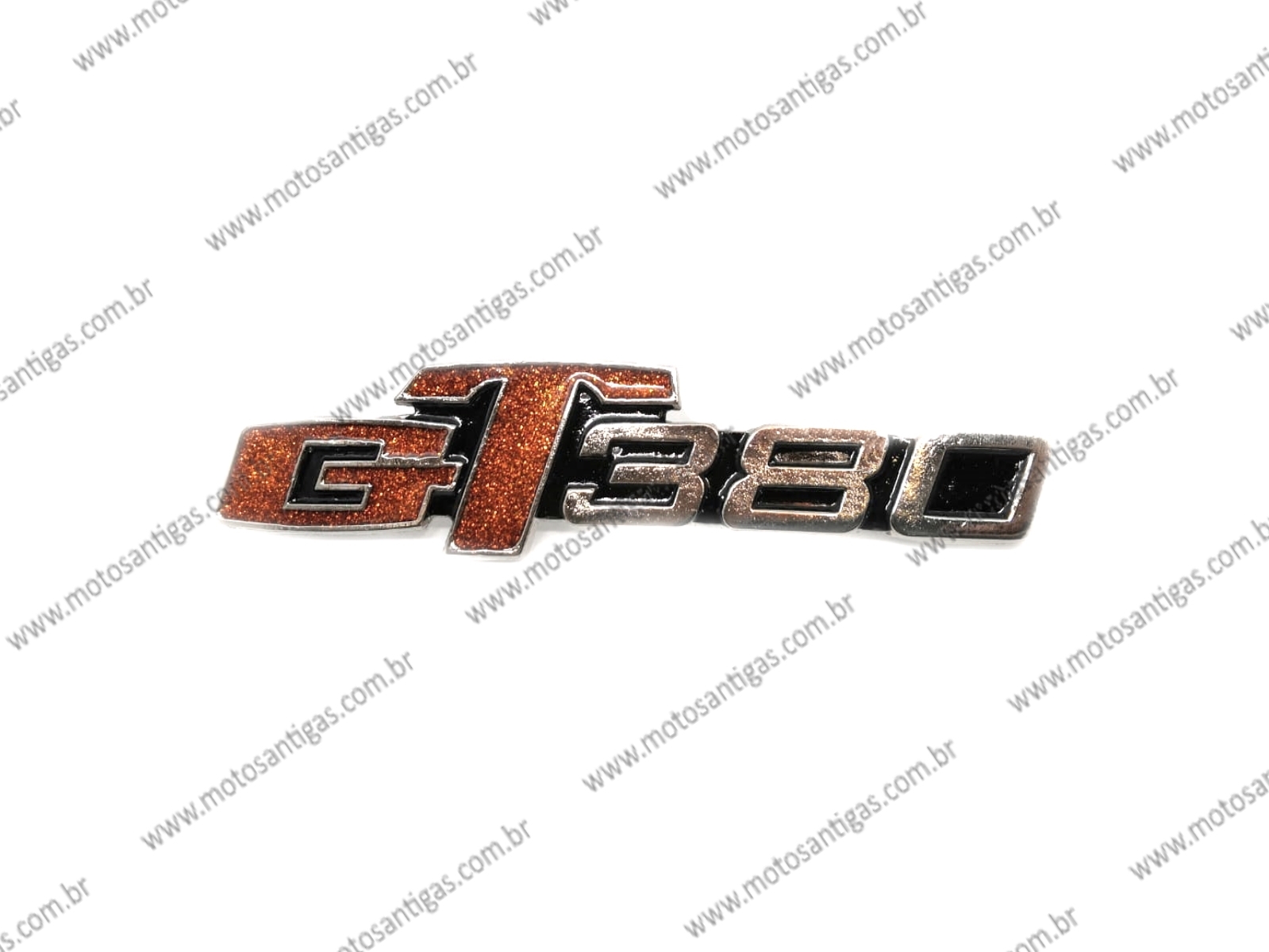 Emblema Tampa Lateral GT380 - réplica - SUZUKI - GT380 - Tanque