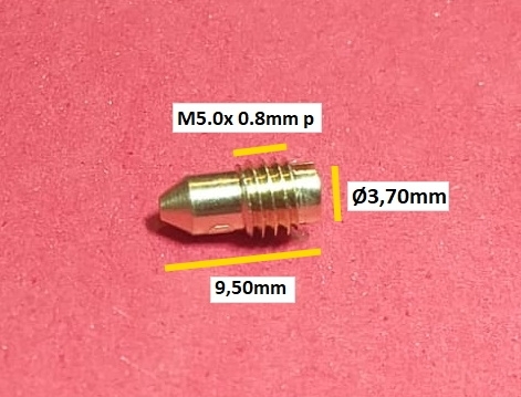 Gicle de Baixa carburador Dellorto original KTM SX50 (vide