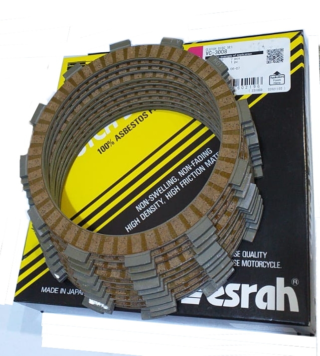 Discos (jg c/10) de Fricção Embreagem ZX-9R originais FCC/Vesrah