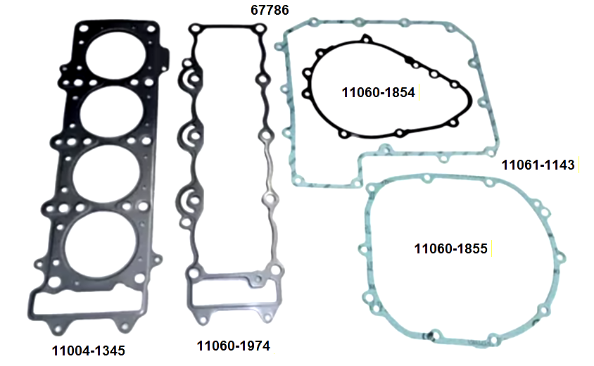 のの。 Jg de Juntas sem Borracha ZX9 ZX-9R 00-03 - KAWASAKI - ZX-9R ZX9